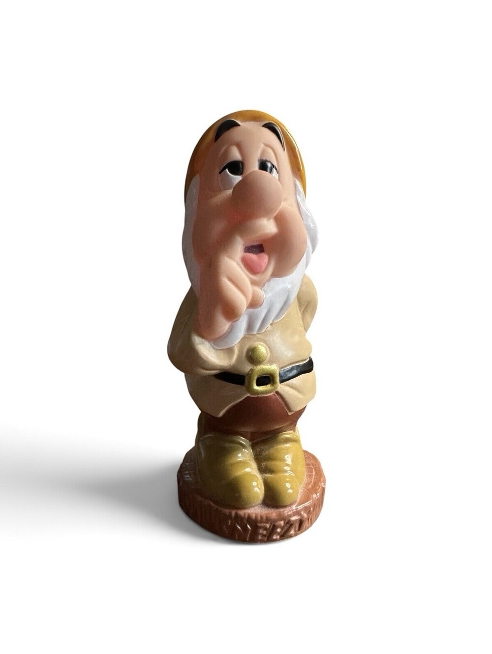Disney Sneezy Bath Toy Snow White Seven Dwarfs Plastic Figure 7"